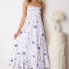 Women Esther & Co Dresses | Caysha Dress-Blue Print