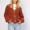 Women Esther & Co Jumpers & Sweaters | Cadell Cardigan-Rust