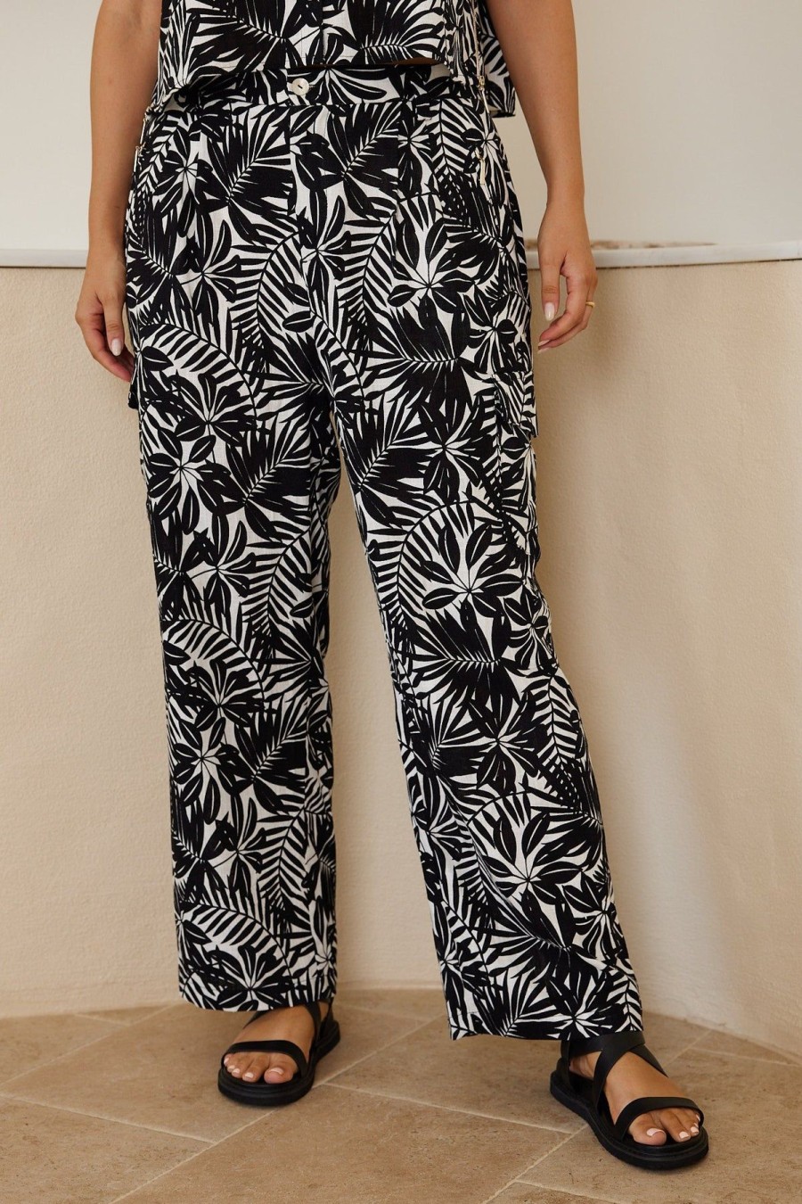 Women Esther & Co Bottoms | Casandra Pants-Print