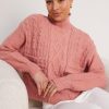 Women Esther & Co Jumpers & Sweaters | Kumi Knit-Brick Red