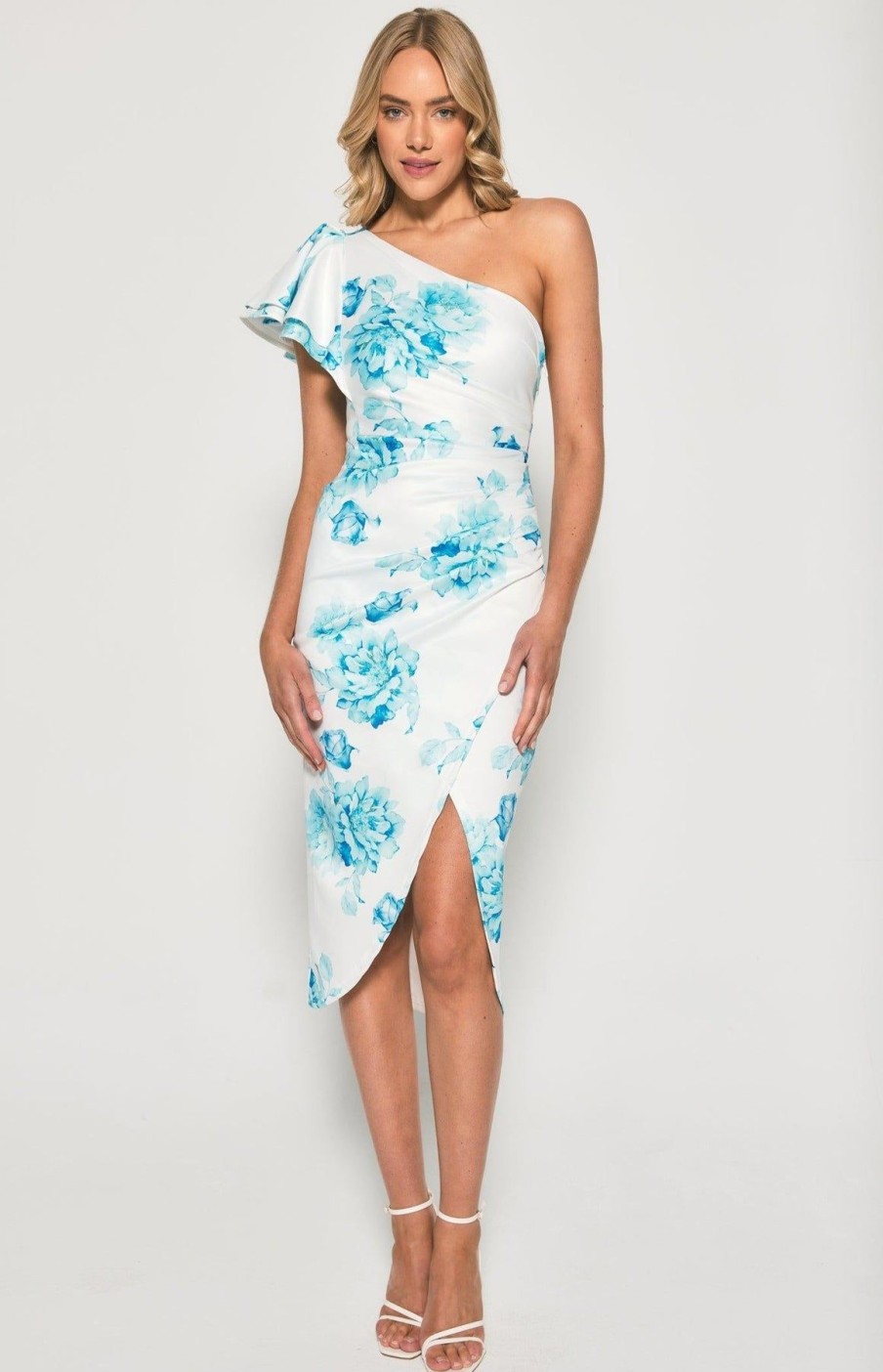 Women Esther & Co Dresses | Sorelia Dress-White Floral