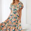 Women Esther & Co Dresses | Axelle Dress-Tropical Print