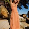 Women Esther & Co Dresses | Areline Dress-Orange