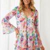 Women Esther & Co Dresses | Elize Dress-Multi Print