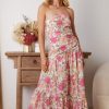 Women Esther & Co Dresses | Geraldene Dress-Pink Floral