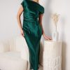 Women Esther & Co Dresses | Lacrecia Dress-Forest Green