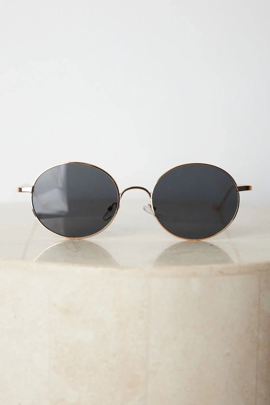 Women Esther & Co Sunglasses | Baldwin|Gold