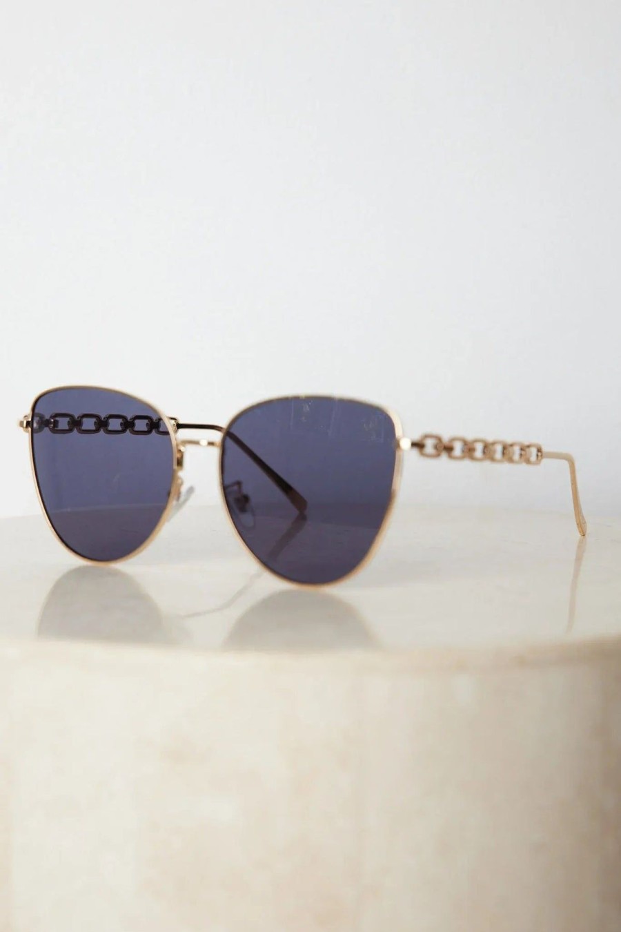 Women Esther & Co Sunglasses | Shay|Gold