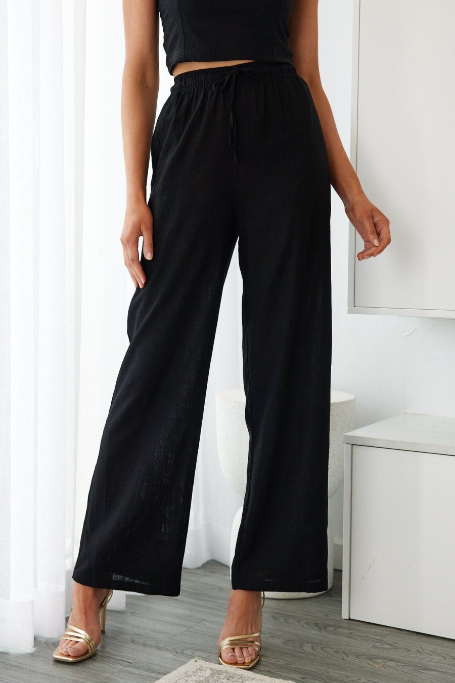 Women Esther & Co Sets | Chyna Pants-Black