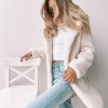 Women Esther & Co Jackets & Coats | Bernie Jacket-Ivory