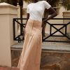 Women Esther & Co Bottoms | Ardelle Skirt-Beige