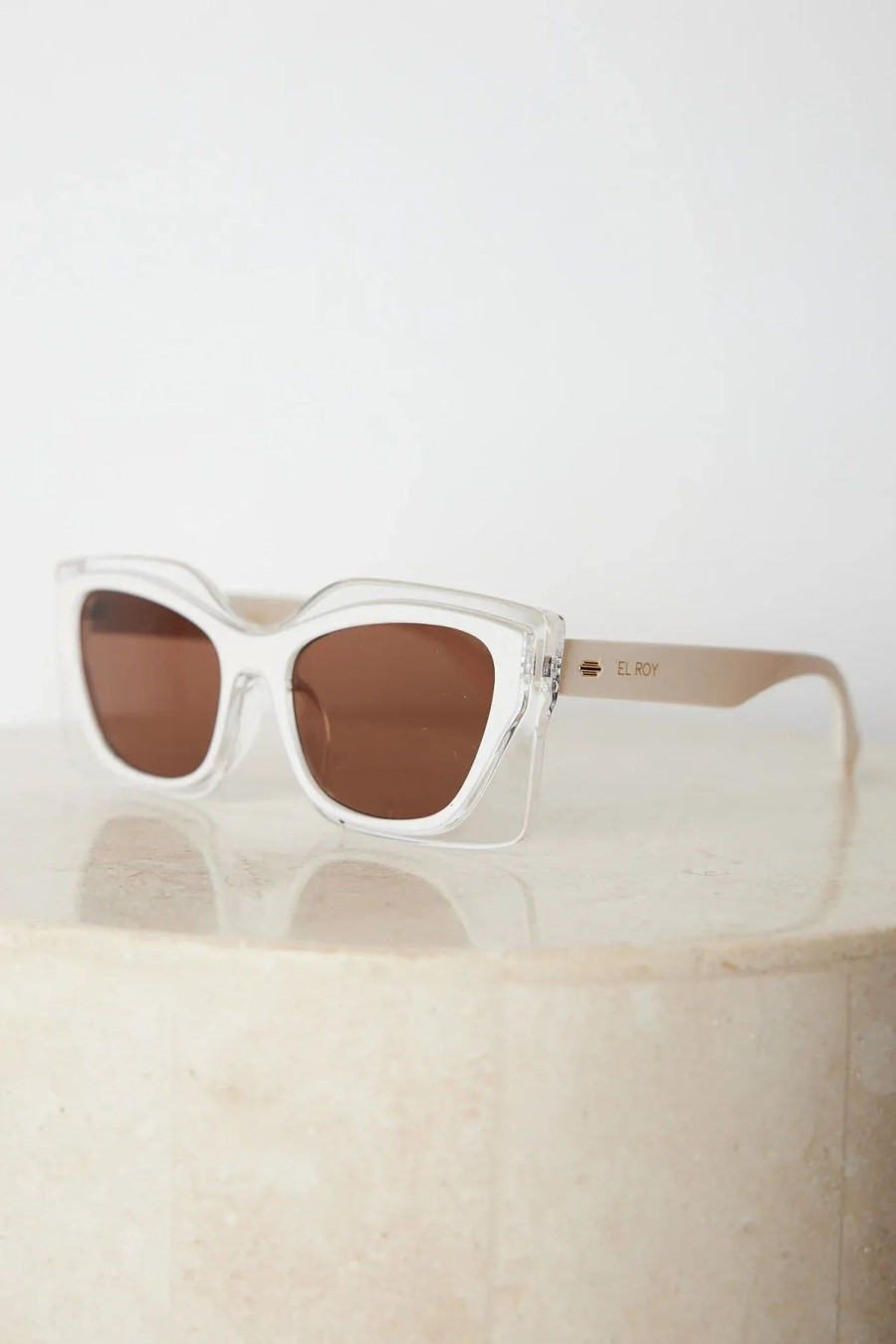 Women Esther & Co Sunglasses | Frankie|Beige