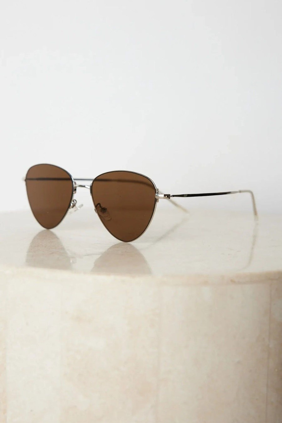 Women Esther & Co Sunglasses | Cora|Silver