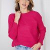 Women Esther & Co Jumpers & Sweaters | Caught Knit-Pink