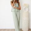 Women Esther & Co Sets | Serra Pants-Sage