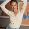 Women Esther & Co Tops | Reenia Knit Top-Ivory