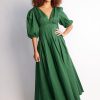 Women Esther & Co Dresses | Tamya Dress-Green