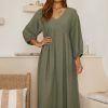 Women Esther & Co Dresses | Samarra Dress-Sage