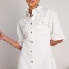 Women Esther & Co Dresses | Augustine Dress-White Denim