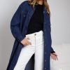 Women Esther & Co Jackets & Coats | Chandry Coat-Blue Denim