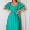 Women Esther & Co Dresses | Ystani Dress-Green