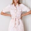 Women Esther & Co Dresses | Kaela Dress-Peach Print