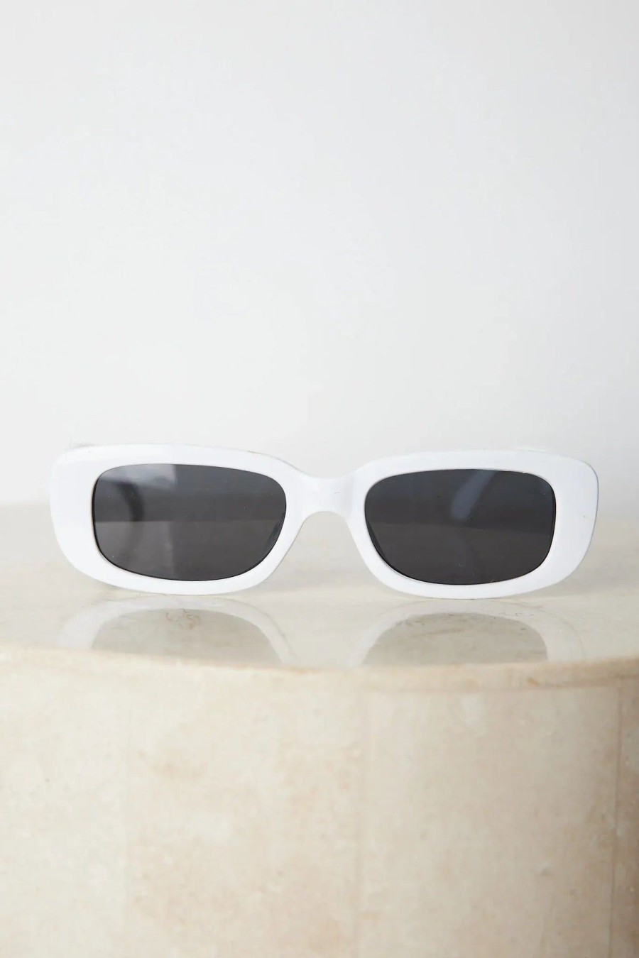 Women Esther & Co Sunglasses | Thea|White