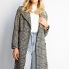 Women Esther & Co Jackets & Coats | Shanice Coat-Grey Check