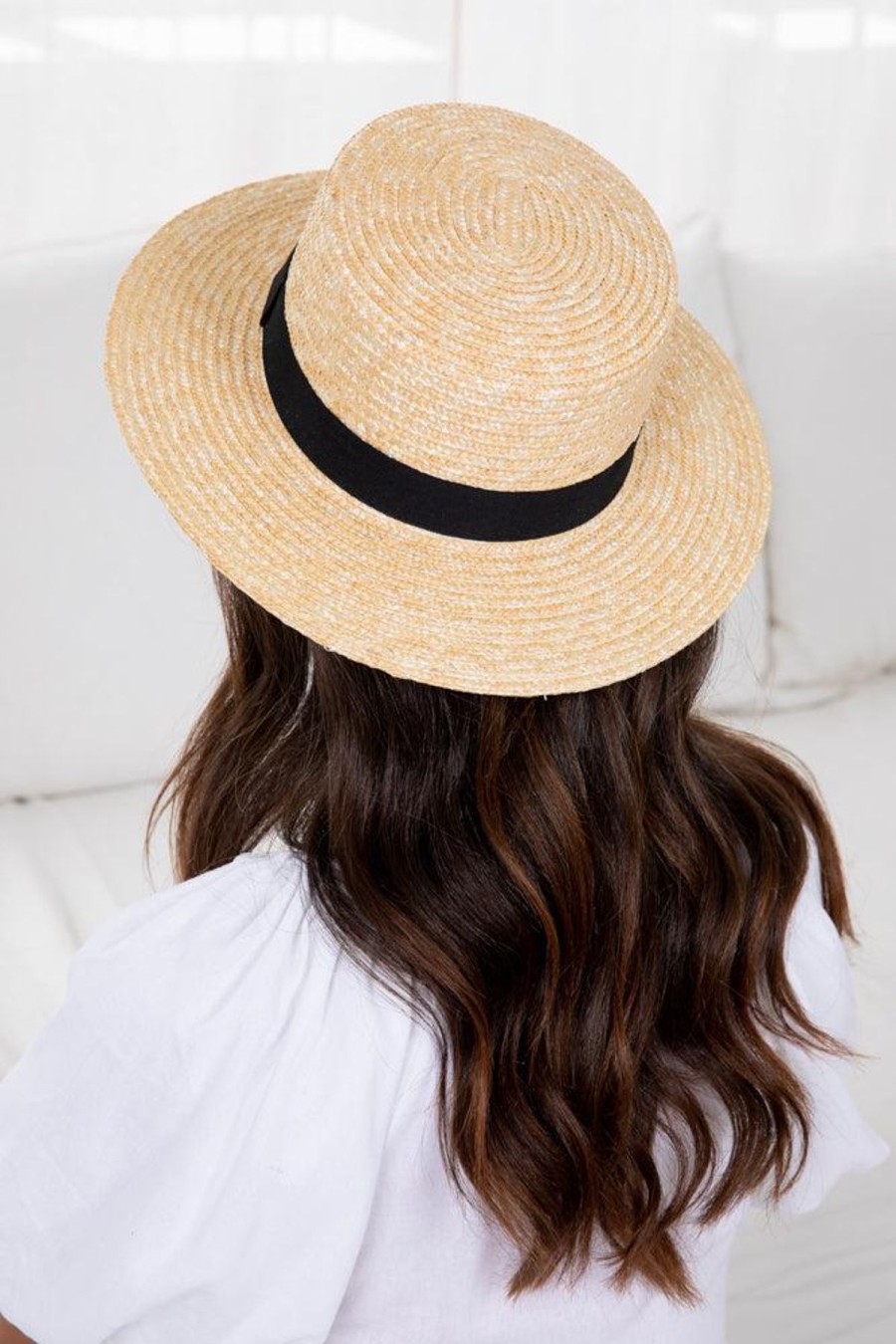 Women Esther & Co Beach Accessories | Aven Hat-Natural