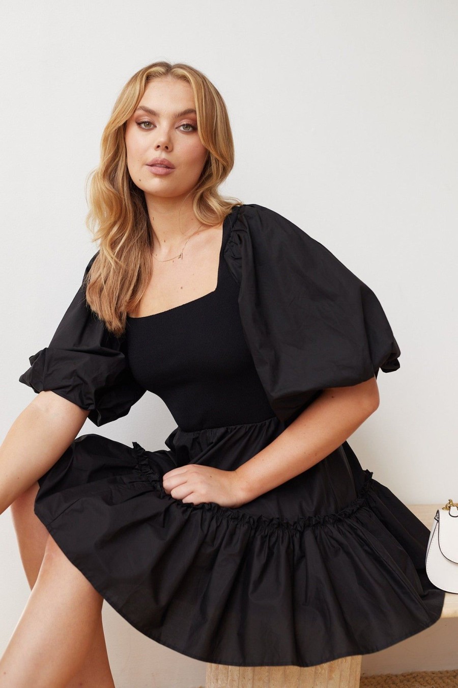 Women Esther & Co Dresses | Arianell Dress-Black