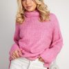 Women Esther & Co Jumpers & Sweaters | Karlen Knit-Pink