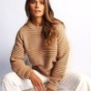 Women Esther & Co Jumpers & Sweaters | Kamalei Knit-Brown