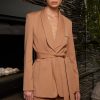 Women Esther & Co Jackets & Coats | Millani Blazer-Camel