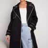 Women Esther & Co Jackets & Coats | Sebasta Trench Coat-Black Multi