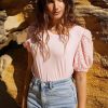 Women Esther & Co Tops | Karinia Top-Pink