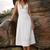 Women Esther & Co Dresses | Areline Dress-White