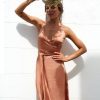 Women Esther & Co Dresses | Poppy Dress-Bronze