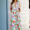 Women Esther & Co Dresses | Karabelle Dress-White Floral