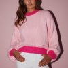 Women Esther & Co Jumpers & Sweaters | Aloria Knit-Pink