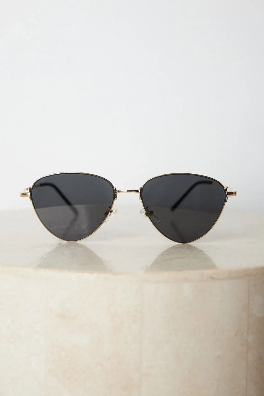 Women Esther & Co Sunglasses | Cora|Gold