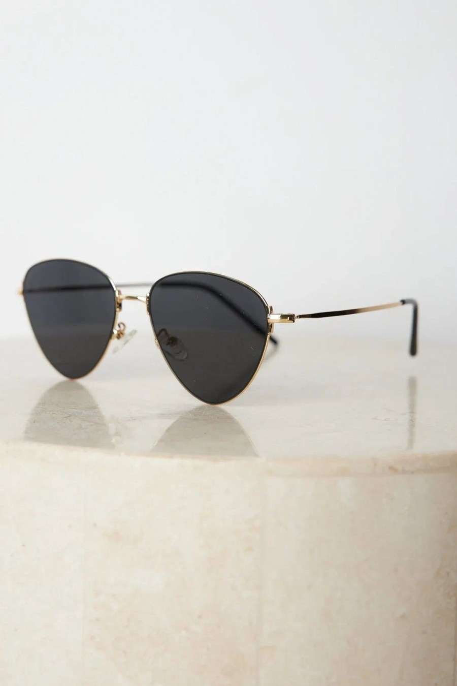 Women Esther & Co Sunglasses | Cora|Gold