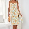 Women Esther & Co Dresses | Cleo Dress-Green Floral