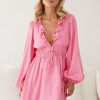 Women Esther & Co Dresses | Aleksandra Dress-Pink