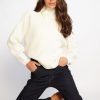 Women Esther & Co Jumpers & Sweaters | Vilina Knit-White