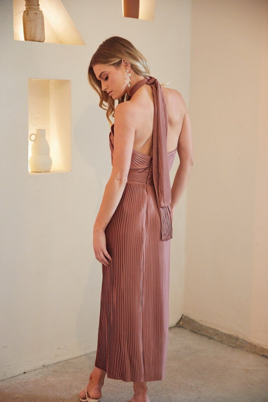 Women Esther & Co Dresses | Galilee Dress-Mauve