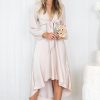 Women Esther & Co Dresses | Bryleigh Dress-Champagne