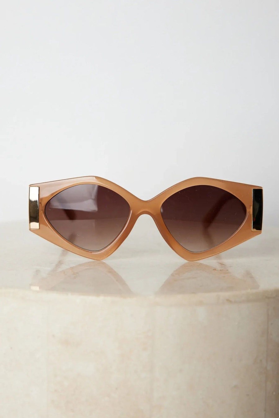 Women Esther & Co Sunglasses | Alyssa|Tan