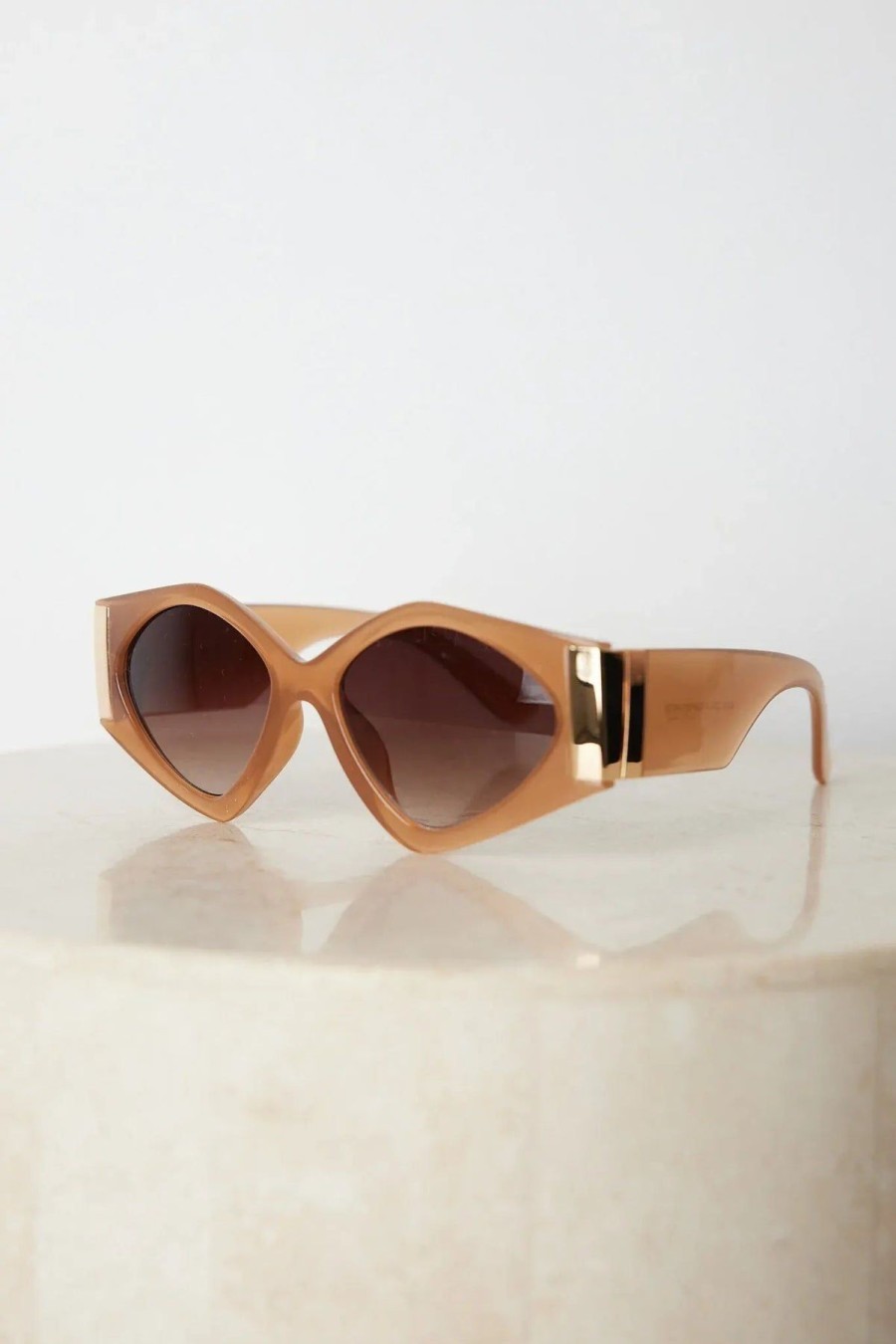 Women Esther & Co Sunglasses | Alyssa|Tan