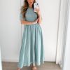 Women Esther & Co Dresses | Iolana Dress-Sage