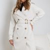 Women Esther & Co Jackets & Coats | Ancilla Trench Coat-Stone